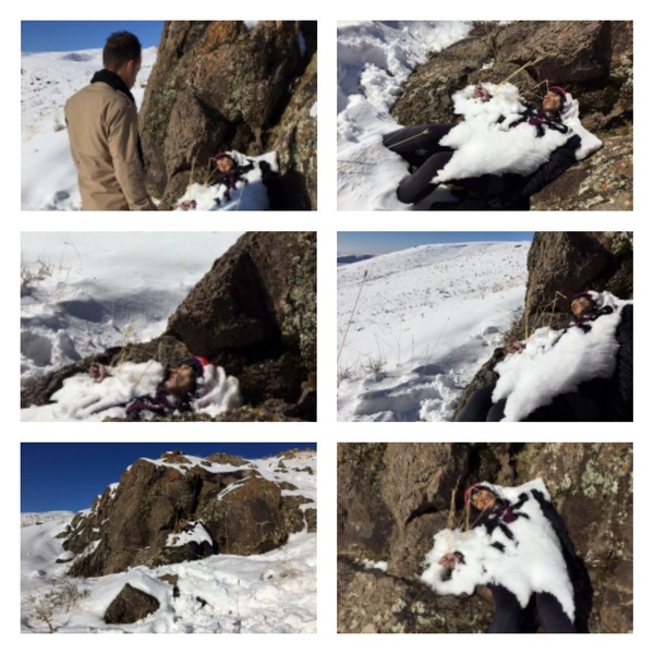 کشف جسد یخ زده دختر جوان کرجی در کوه های دروان + تصاویر