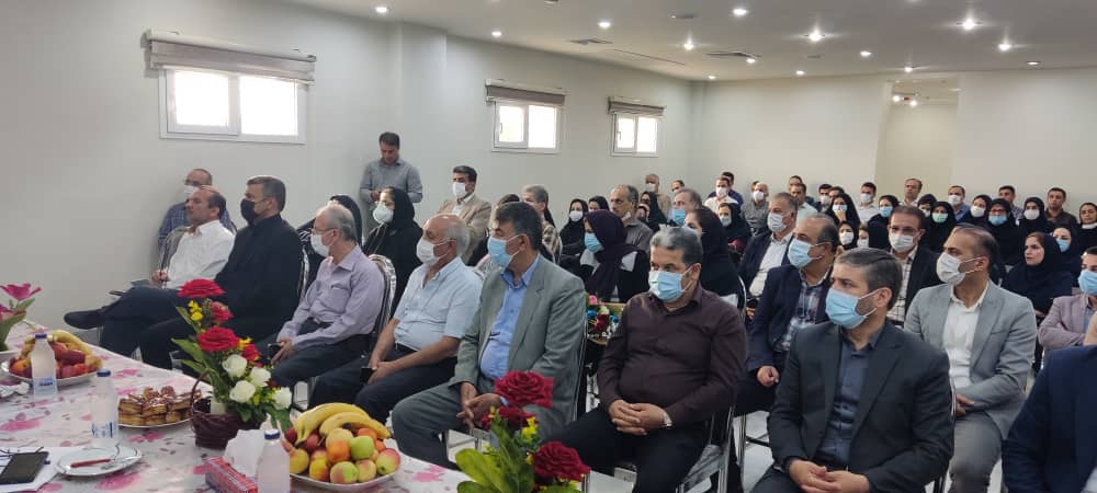 مراسم تودیع و معارفه روسای قدیم و جدید بیمارستان شهید نورانی تالش برگزار شد