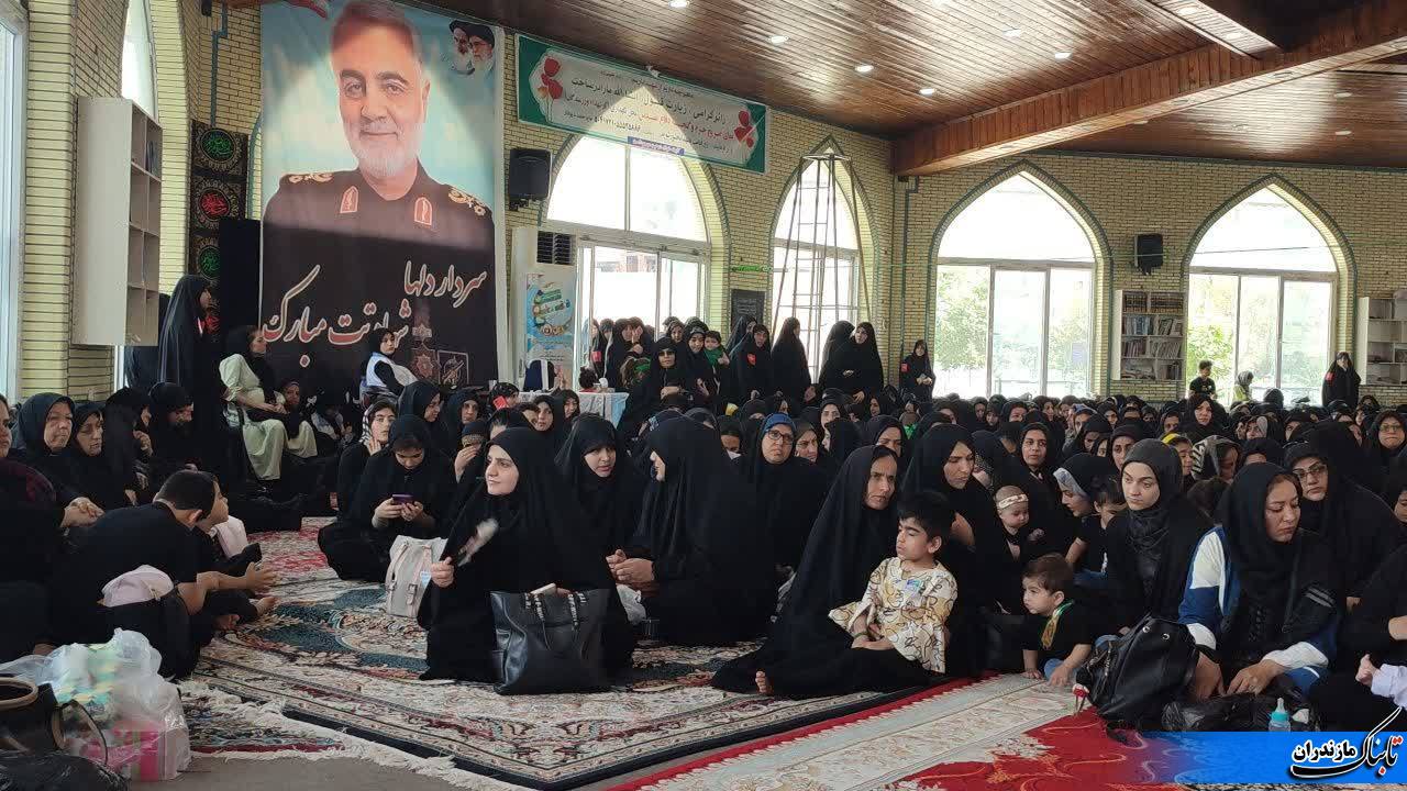 برگزاری مراسم شیرخوارگان حسینی در شهرستان نکا