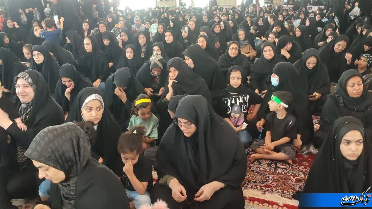 برگزاری مراسم شیرخوارگان حسینی در شهرستان نکا