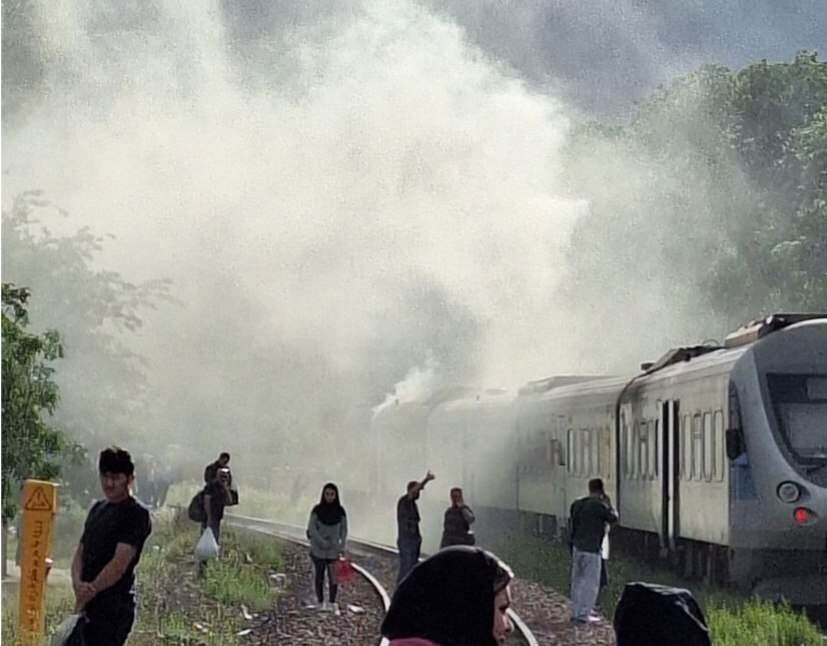 اطلاعیه مهم راه‌آهن درباره آتش‌سوزی قطار هشتگرد به تهران/ جزییات