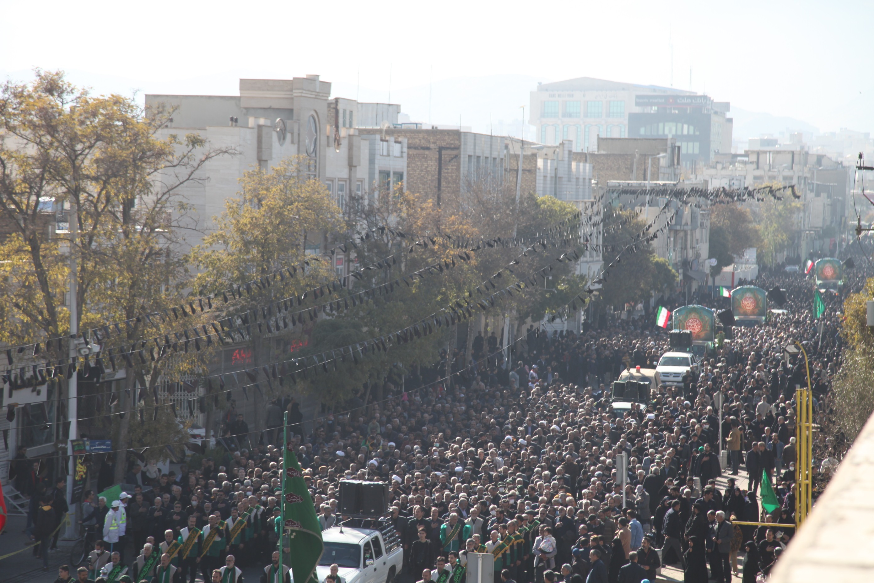 در سالروز شهادت حضرت فاطمه (س) پیکر شهدای گمنام میهمان مردم اراک